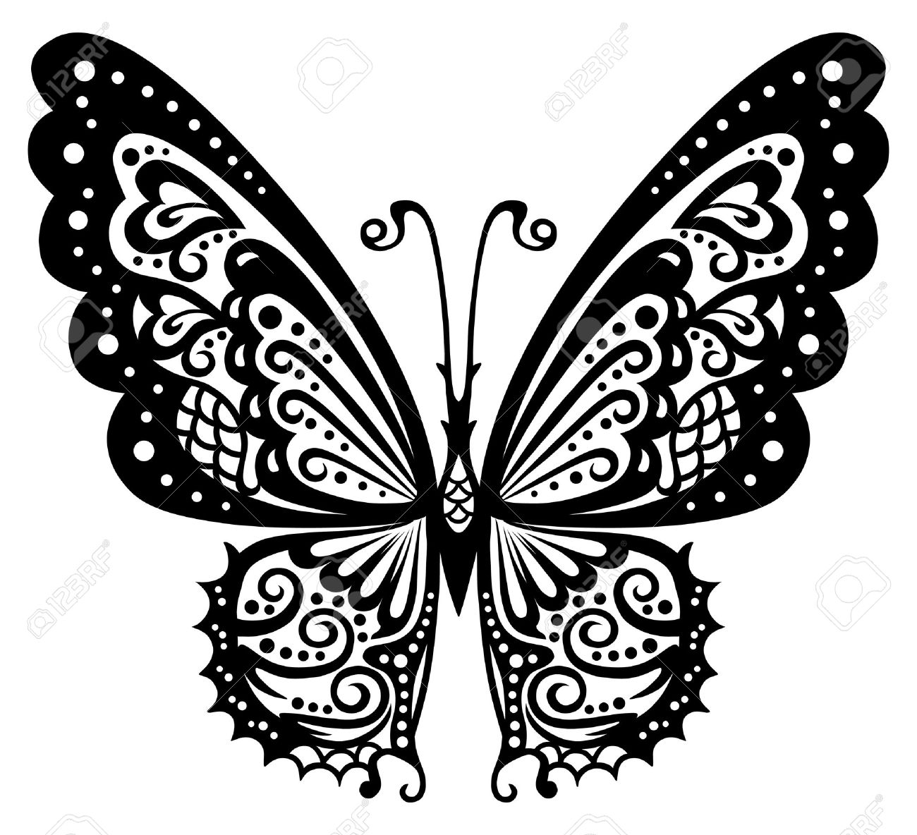 1300x1184 Texture Drawing Butterfly For Free Download