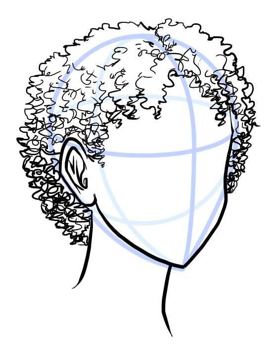 566x708 African Hair Texture Tutorial References Random Art