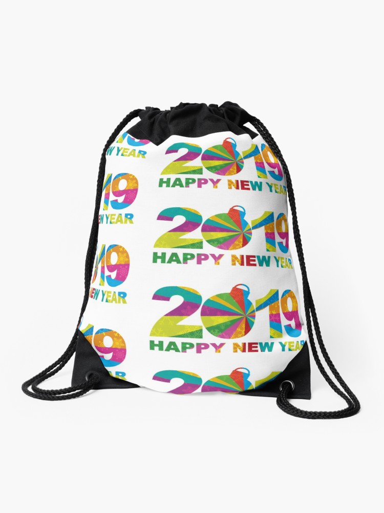 750x1000 Happy New Year Numbers And Text Silhouette Ornament