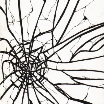 336x336 Broken Glass Window Drawing Easy On Black Paper Pen Face Carmi