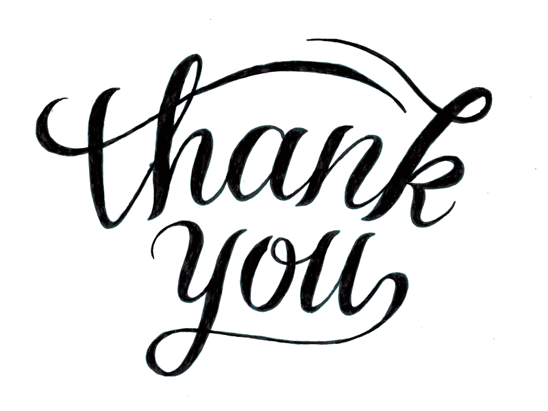 800x600 Thank You Drawing