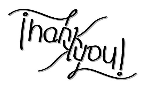 500x304 Thank You Ambigram Drawings, Painting, Tatt