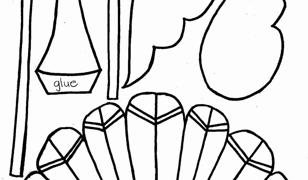 1024x600 Turkey Printables Cutouts Lovely Printable Thanksgiving Crafts