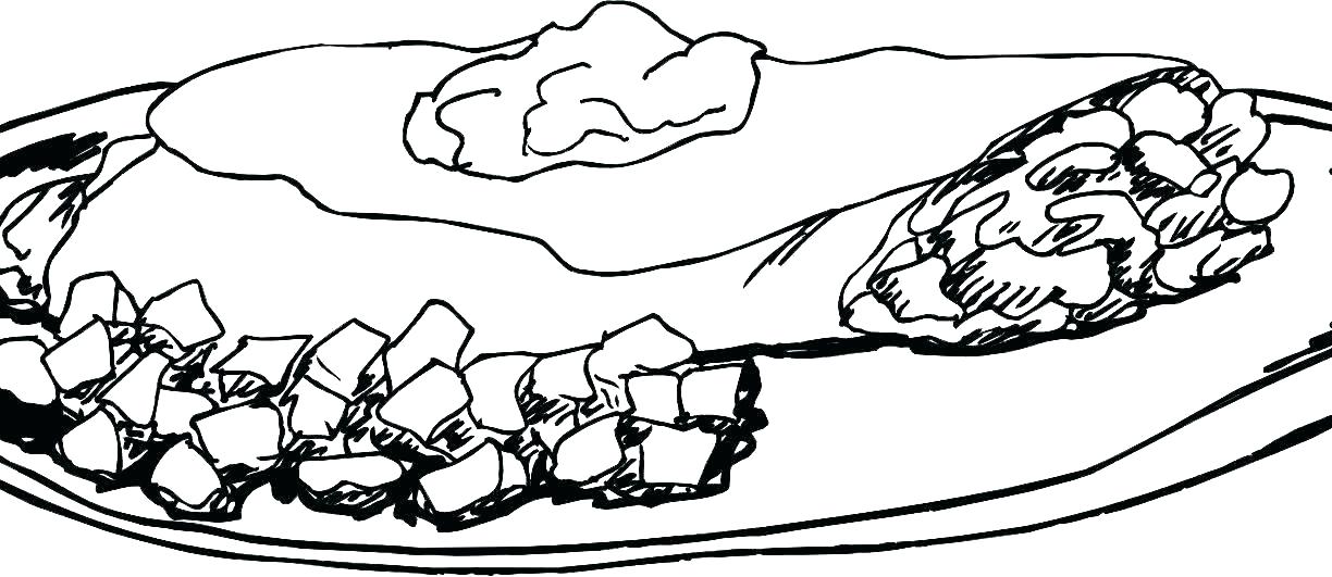 1224x531 Coloring Pages For Thanksgiving Food