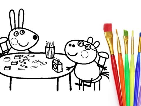 480x360 How To Draw Peppa Pig Friends Art For Kids Cool Kids