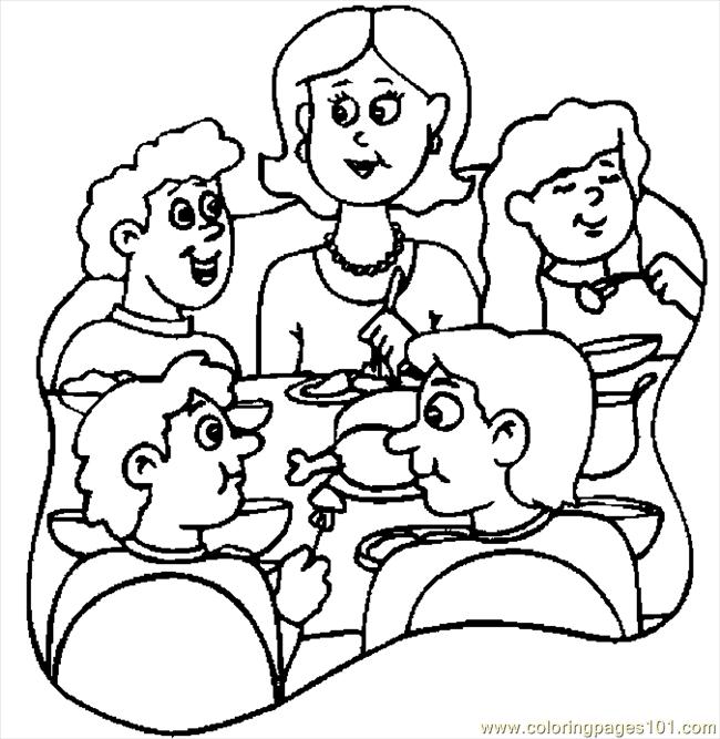 650x667 Pilgrims First Thanksgiving Coloring Pages