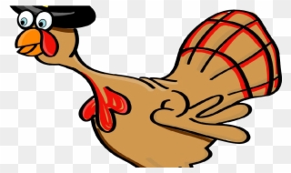320x190 Thanksgiving Day Turkey Vector Drawing