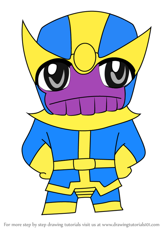 567x800 Learn How To Draw Kawaii Thanos