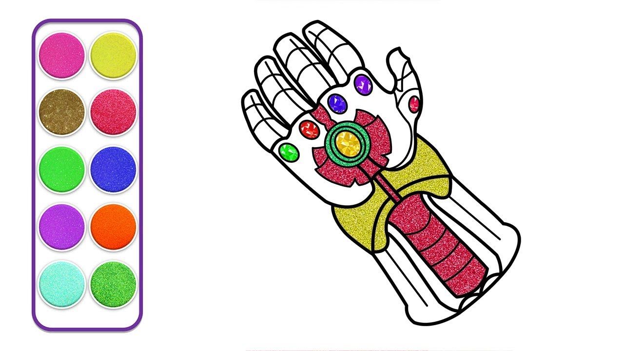1280x720 thanos infinity gauntlet gloves drawing