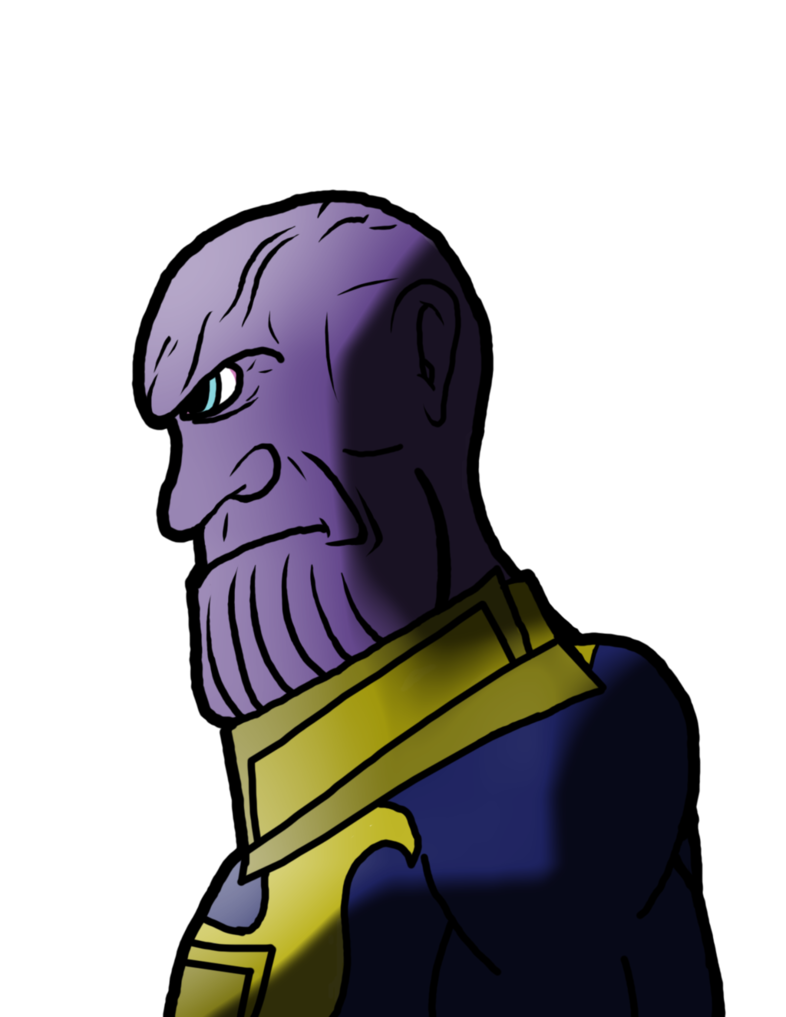 786x1017 Thanos Drawing, Picture