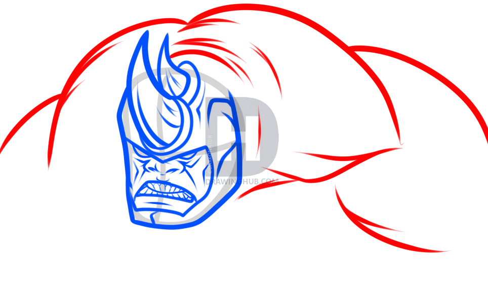 964x577 How To Draw The Rhino, The Amazing Spiderman Step