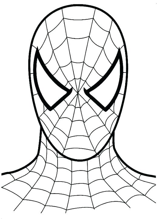 518x725 How To Draw Spiderman Easy