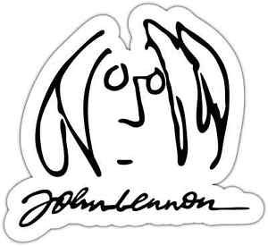 300x275 John Lennon The Beatles Music Car Bumper Window Sticker Decal