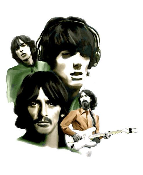 492x600 The Beatles George Harrison Paintings Fine Art America