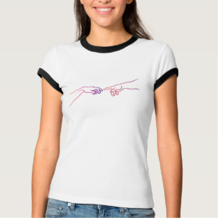 307x307 Michelangelo Creation Of Adam T Shirts Shirt Designs Zazzle Uk