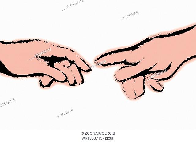 640x465 Michelangelo Hands, Stock Photo, Picture And Low Budget Royalty