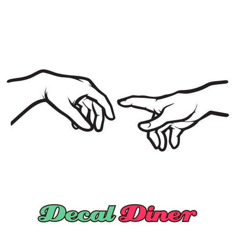 794x794 Michelangelo The Creation Of Adam Vinyl Decal For Macbook Etsy