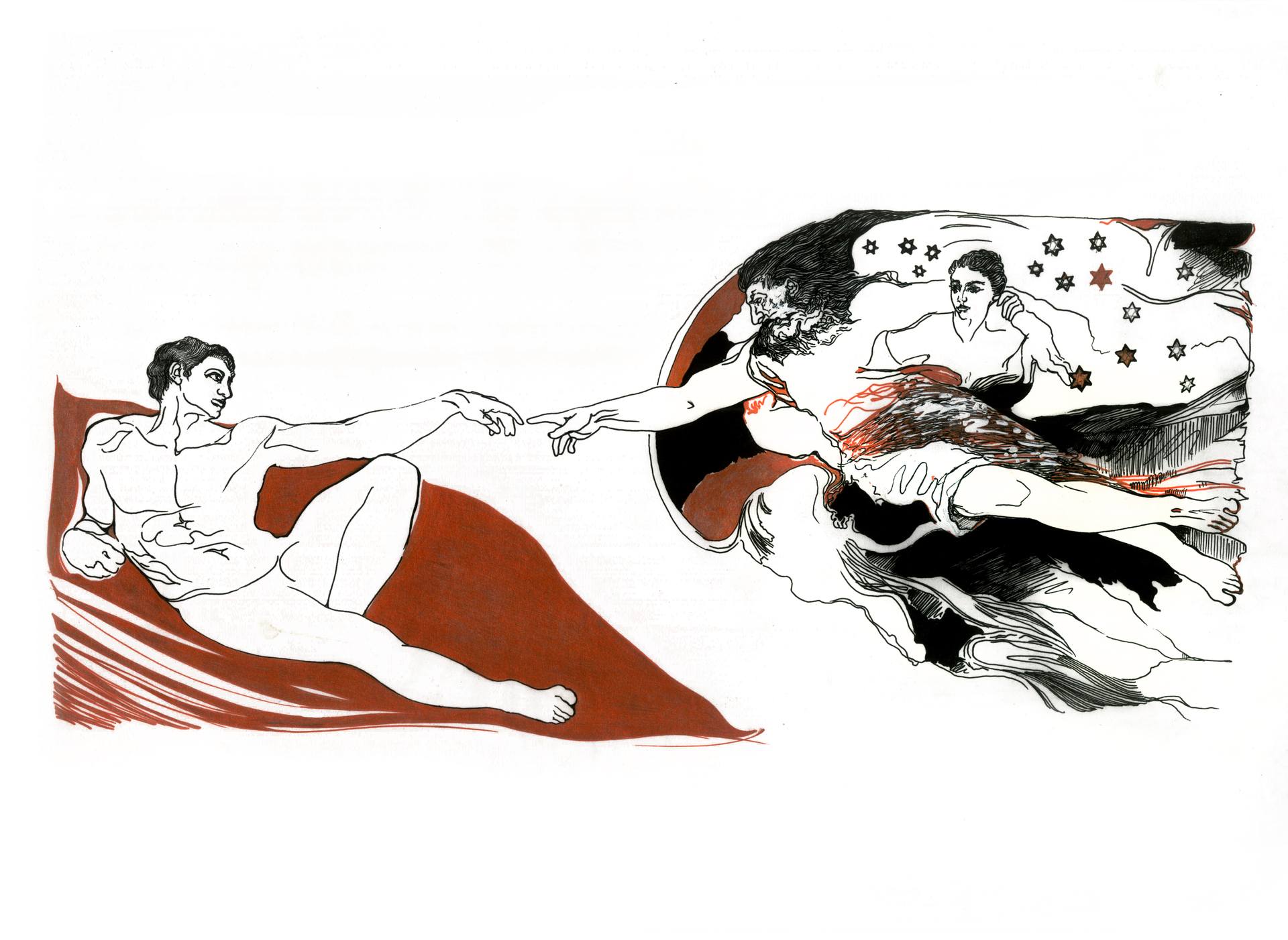 1920x1402 Original Fine Art Religious Marker Drawings For Sale Saatchi Art