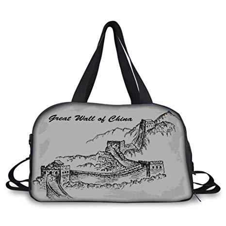 466x466 iprint travelling bag,great wall of china,asian