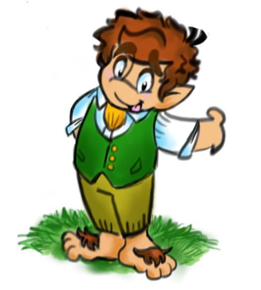 526x585 Bilbo Drawing