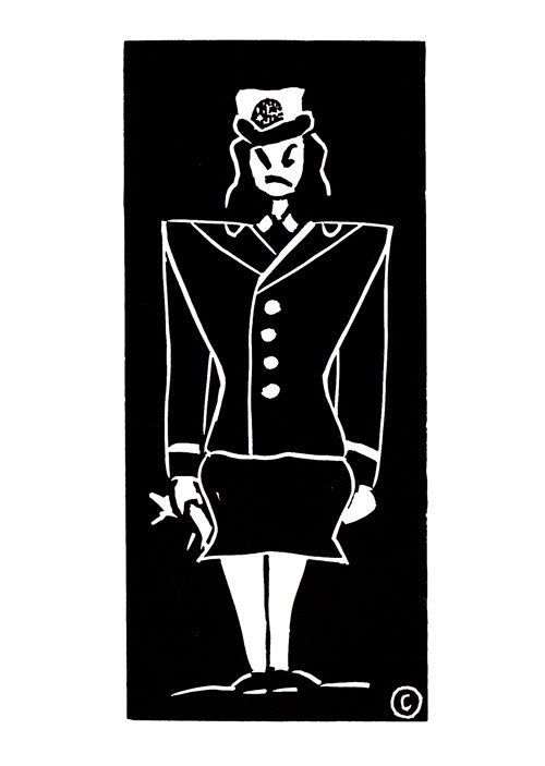 500x703 Flannery O'connor's Little Known Cartoons Brain Pickings