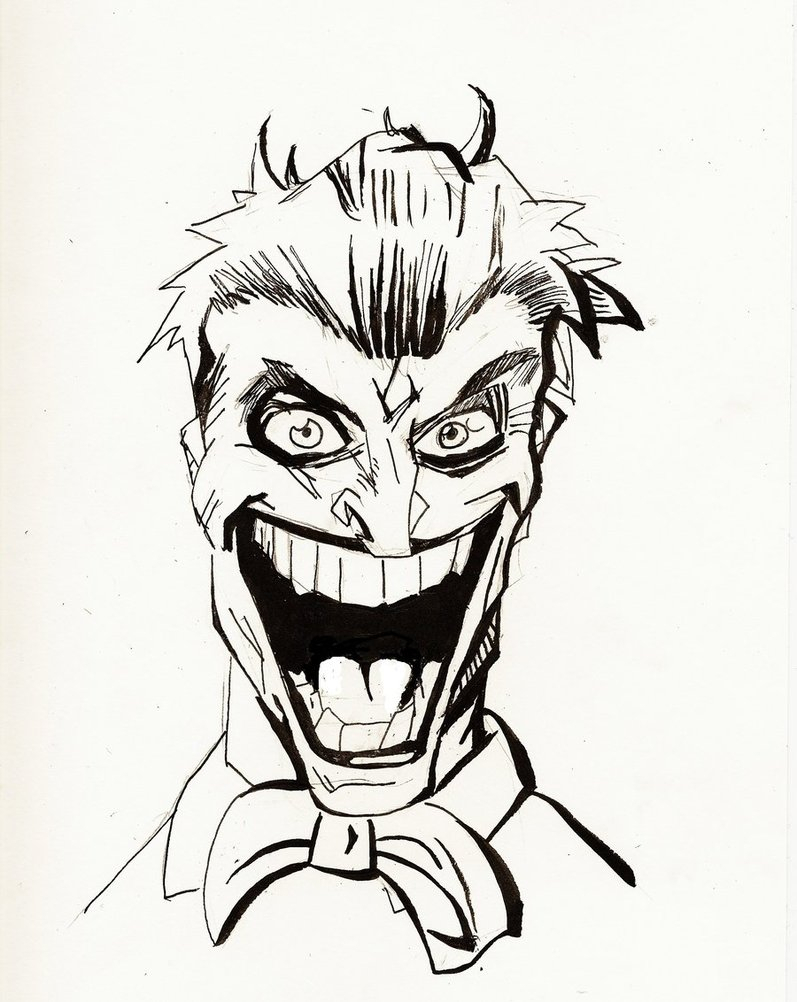 797x1002 Joker Drawing Animated For Free Download