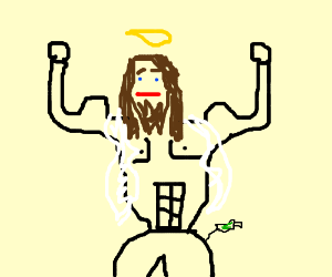 300x250 jesus so swole the last supper was horse drugs