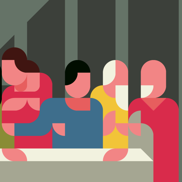 600x600 the last supper with a drawing app on pantone canvas gallery