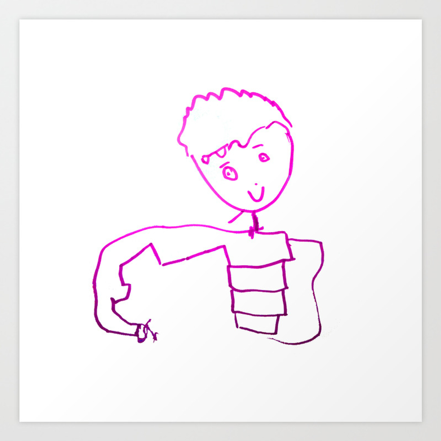 1500x1500 The Little Prince Elisavet First Drawing Art Print