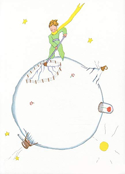 434x606 Antoine De Saint Exupery The Little Prince Art Card Gloss