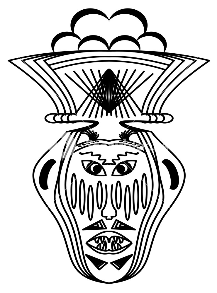 740x1000 ritual face monochrome drawing horrible face with slanted eyes