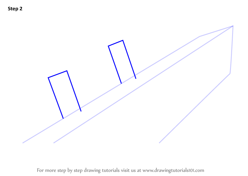 844x598 Learn How To Draw Titanic Sinking