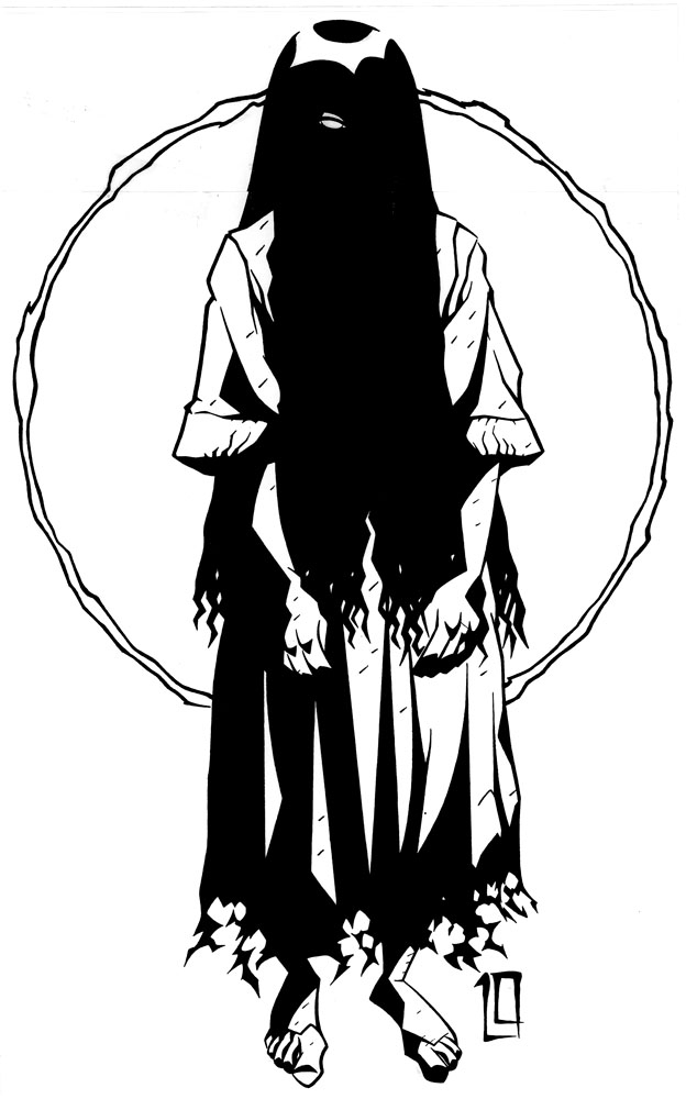 624x1000 Sadako's Ghost From Ring, In Landon Gerard's Drawings