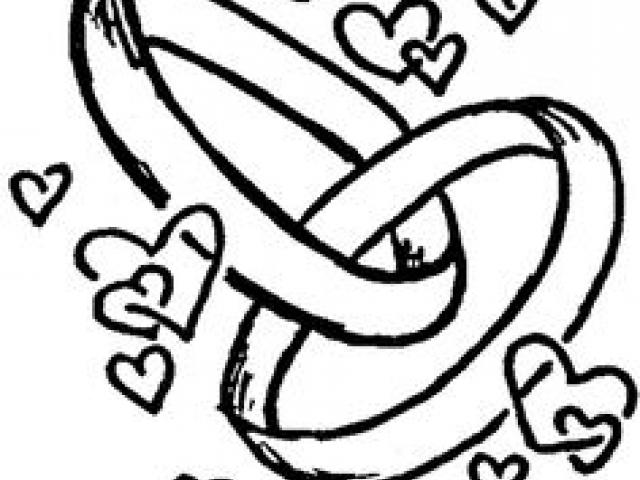 640x480 Angel Outline Drawing