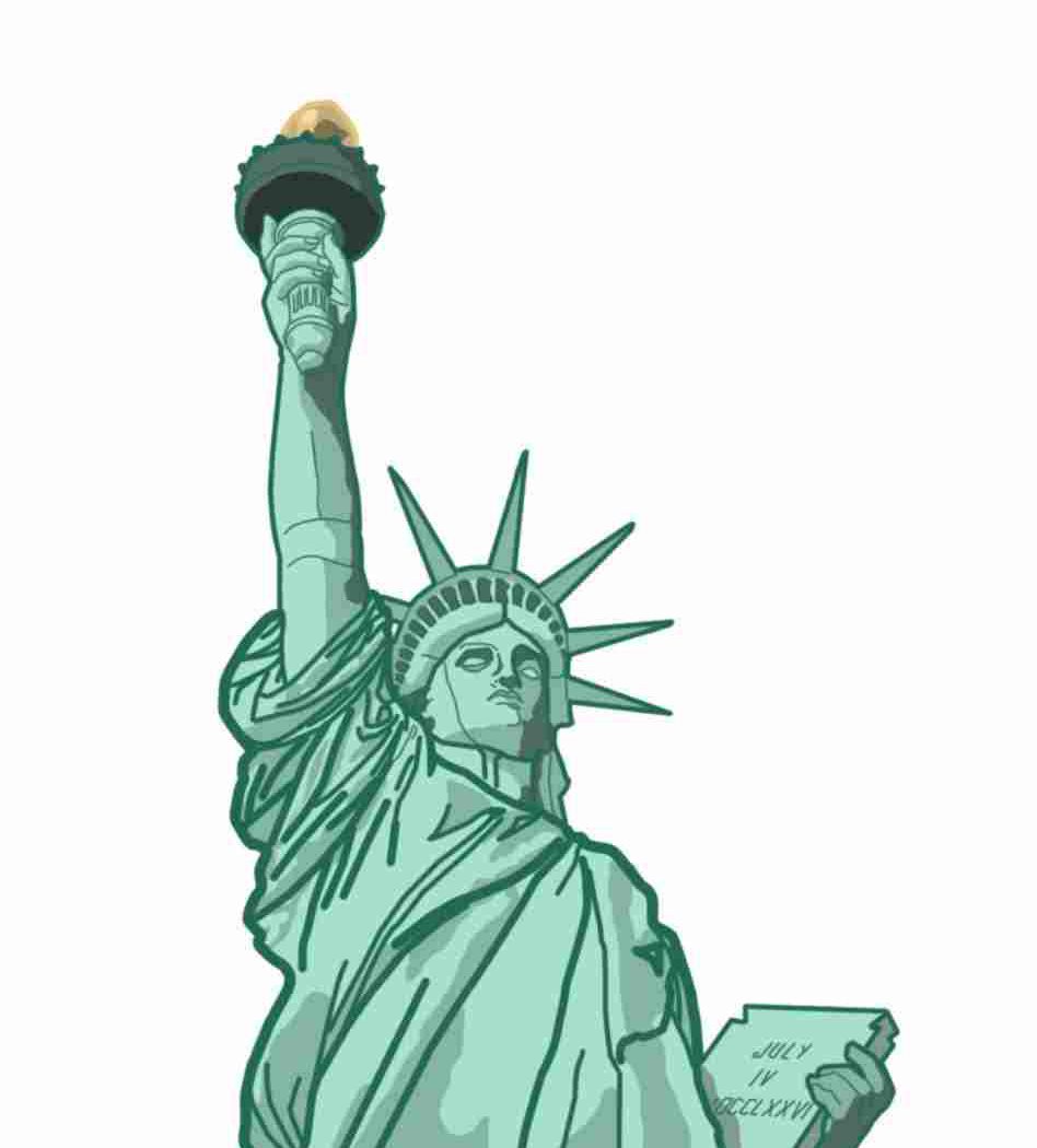 948x1050 Free Statue Of Liberty Drawing Download Clip Artencil Sketch