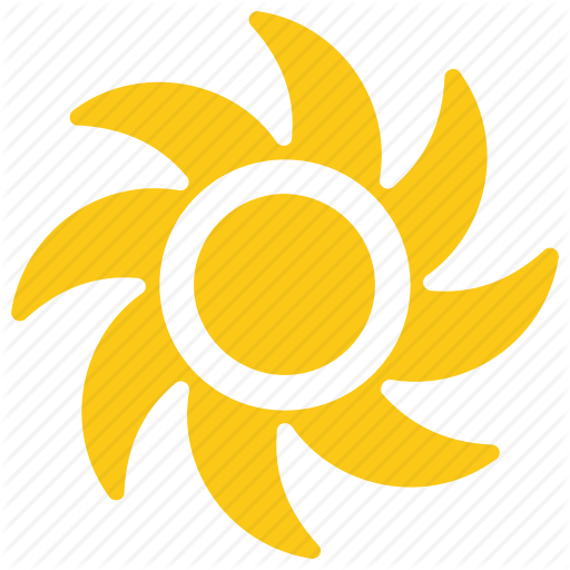 512x512 paper sun, solar sun, sun drawing, sun rays, ventilation symbol icon