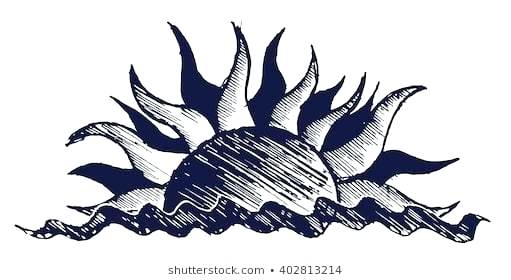 511x280 Drawing Sun Drawing Of Sun And Sea Sunshine Drawing Easy
