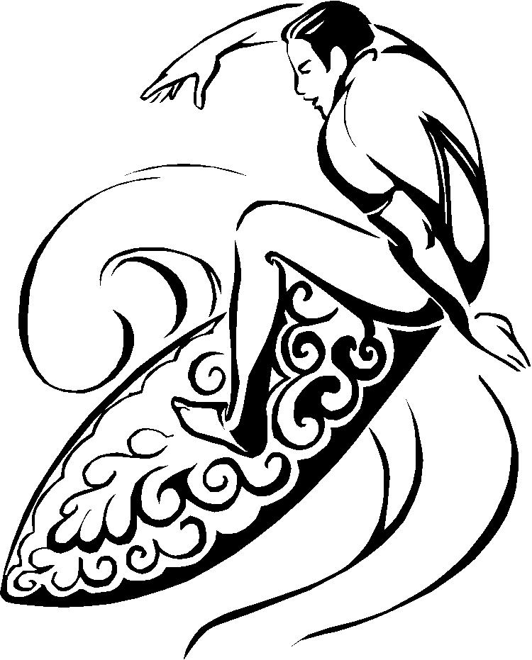 750x931 Collection Of Free Wave Drawing Surfer Download On Ui Ex