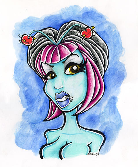 478x576 Out Of This World Drawing