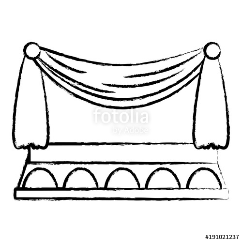 500x500 Theater Curtains Design Stock Image And Royalty Free Vector