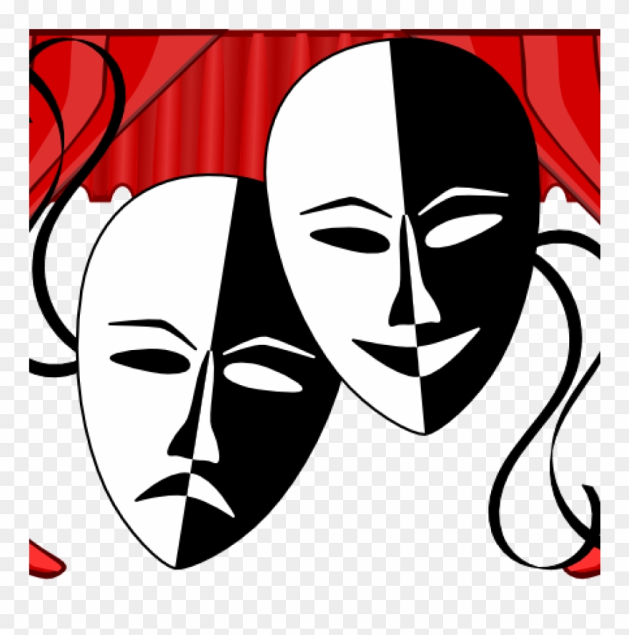 880x889 Theatre Clipart Mask