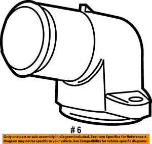 300x285 ford oem engine coolant thermostat housing ebay