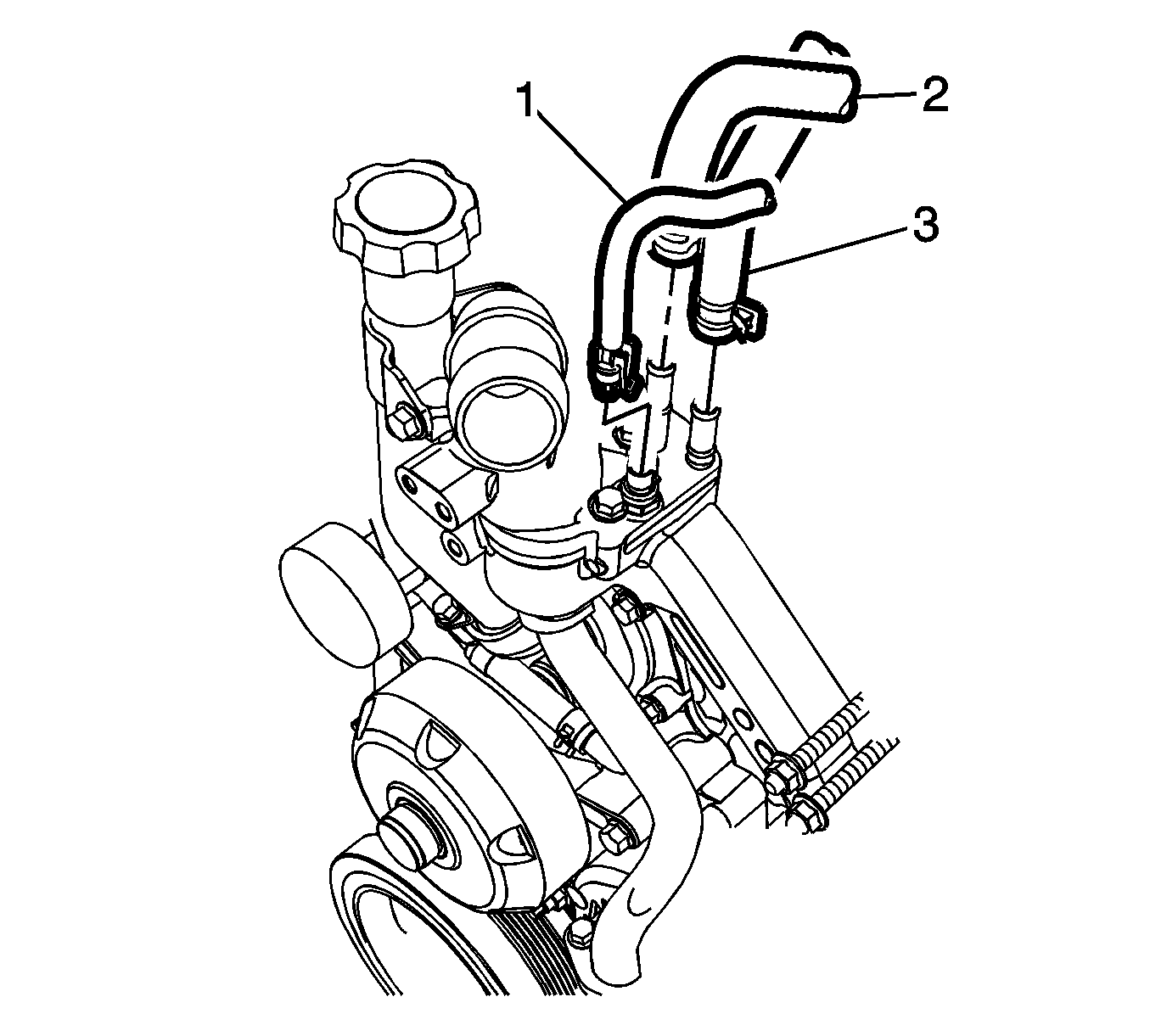 1355x1221 thermostat housing crossover replacement