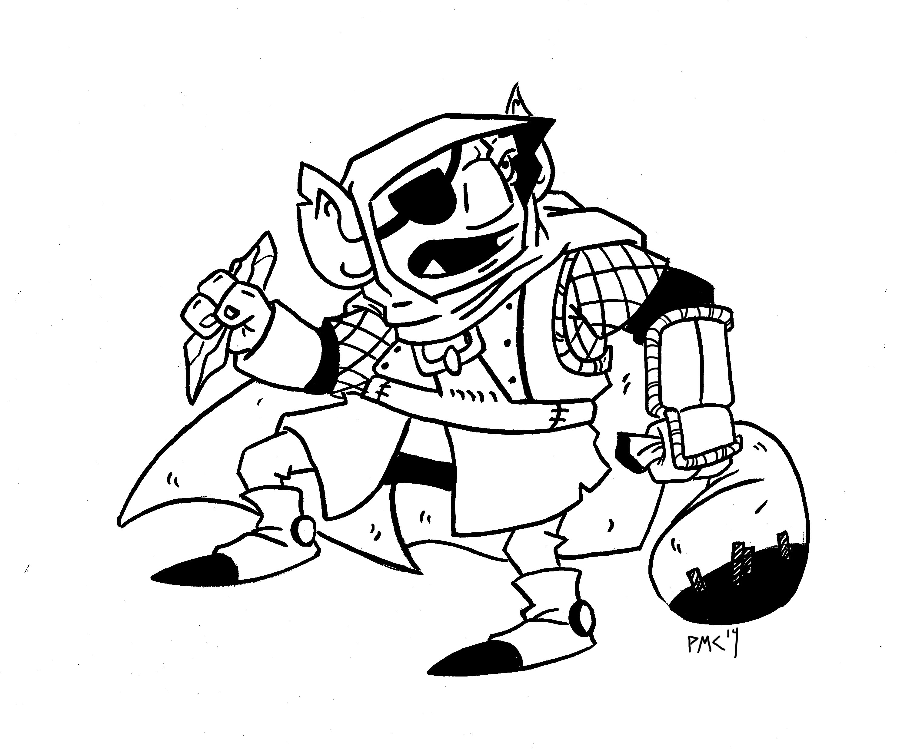 2967x2480 Thief Paige Connelly Illustration