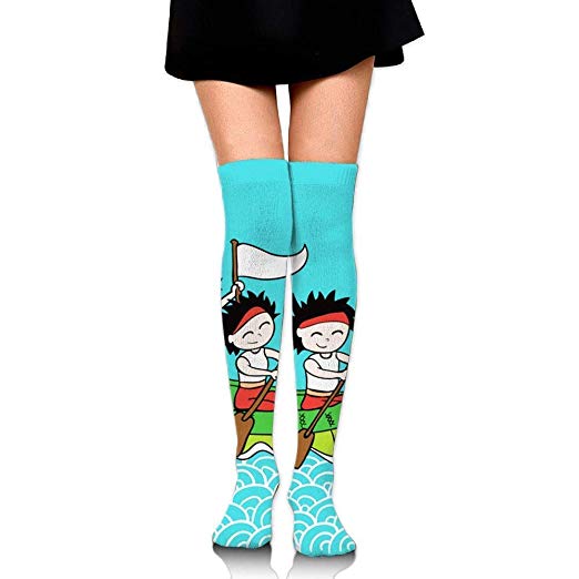 522x522 Knee High Tube Socks For Girls, Women's Cute Drawing