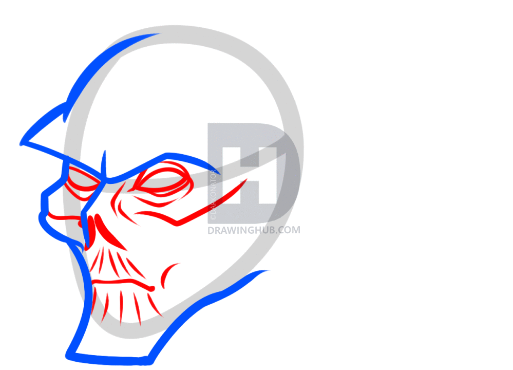 999x720 How To Draw The Swamp Thing, Step