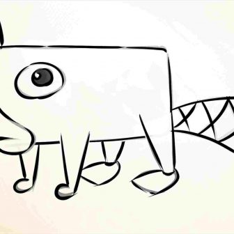 336x336 Easy Things To Draw Cat For A Baby And Color Beginners Animals