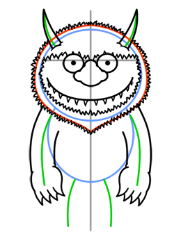 260x347 Where The Wild Things Are Cartoon Drawing Lesson