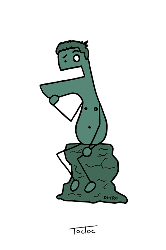 533x800 Le Penseur, Toctoc