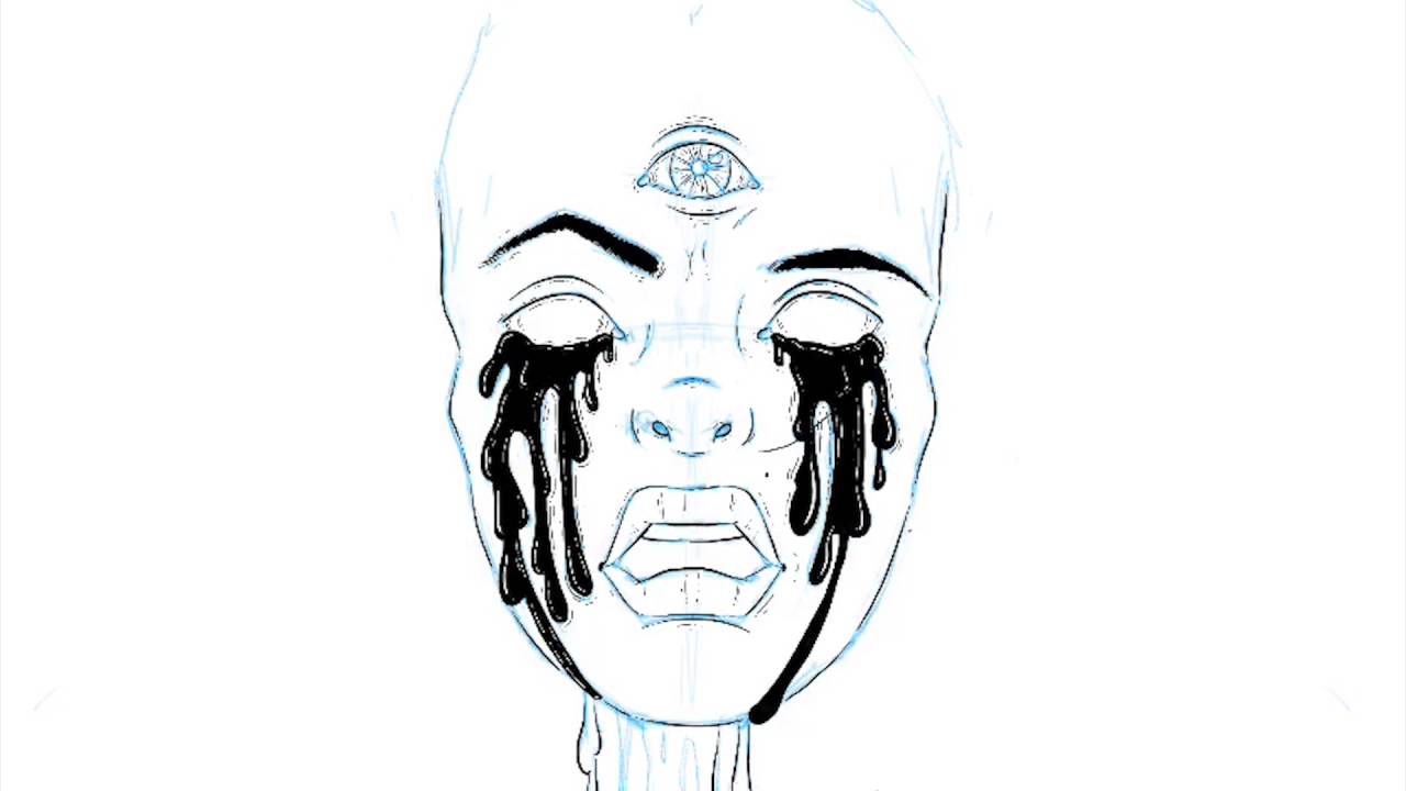 1280x720 speed painting third eye fortune teller illustration